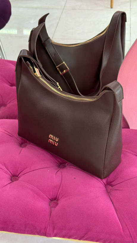 کیف زنانه چرمی قهوهای UIM UIM – کد 287