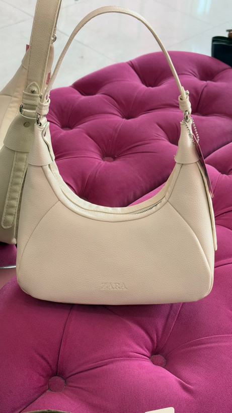کیف زنانه کرم ZARA مدل 345