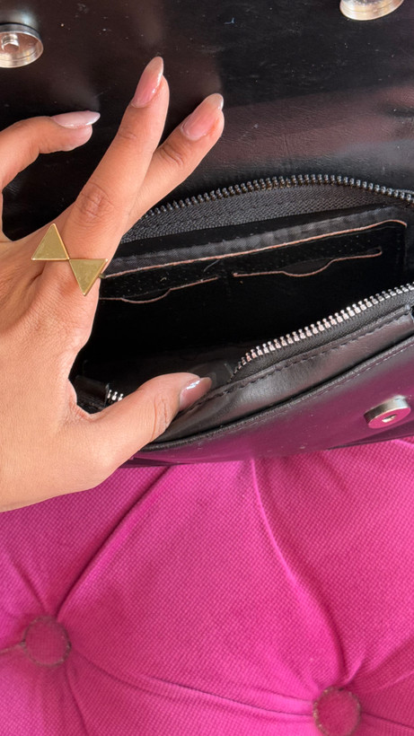 کیف دستی مشکی لاکچری CHRISTIAN DIOR با بند برنددار – کد 412