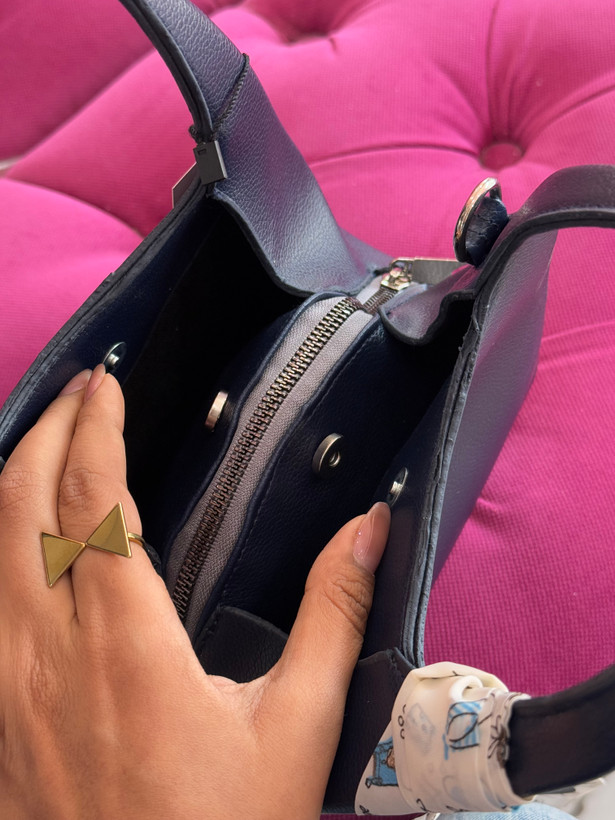 کیف دستی مشکی MIU MIU با روبان فانتزی – کد 438