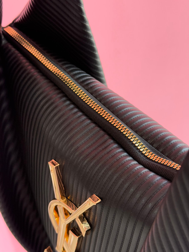 کیف دستی مشکی لوکس YSL با بند زنجیری – کد 433