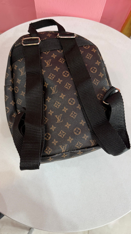 کولهپشتی زنانه طرح برند Louis Vuitton رنگ قهوهای با طراحی چندجیب کد ۵۷۶