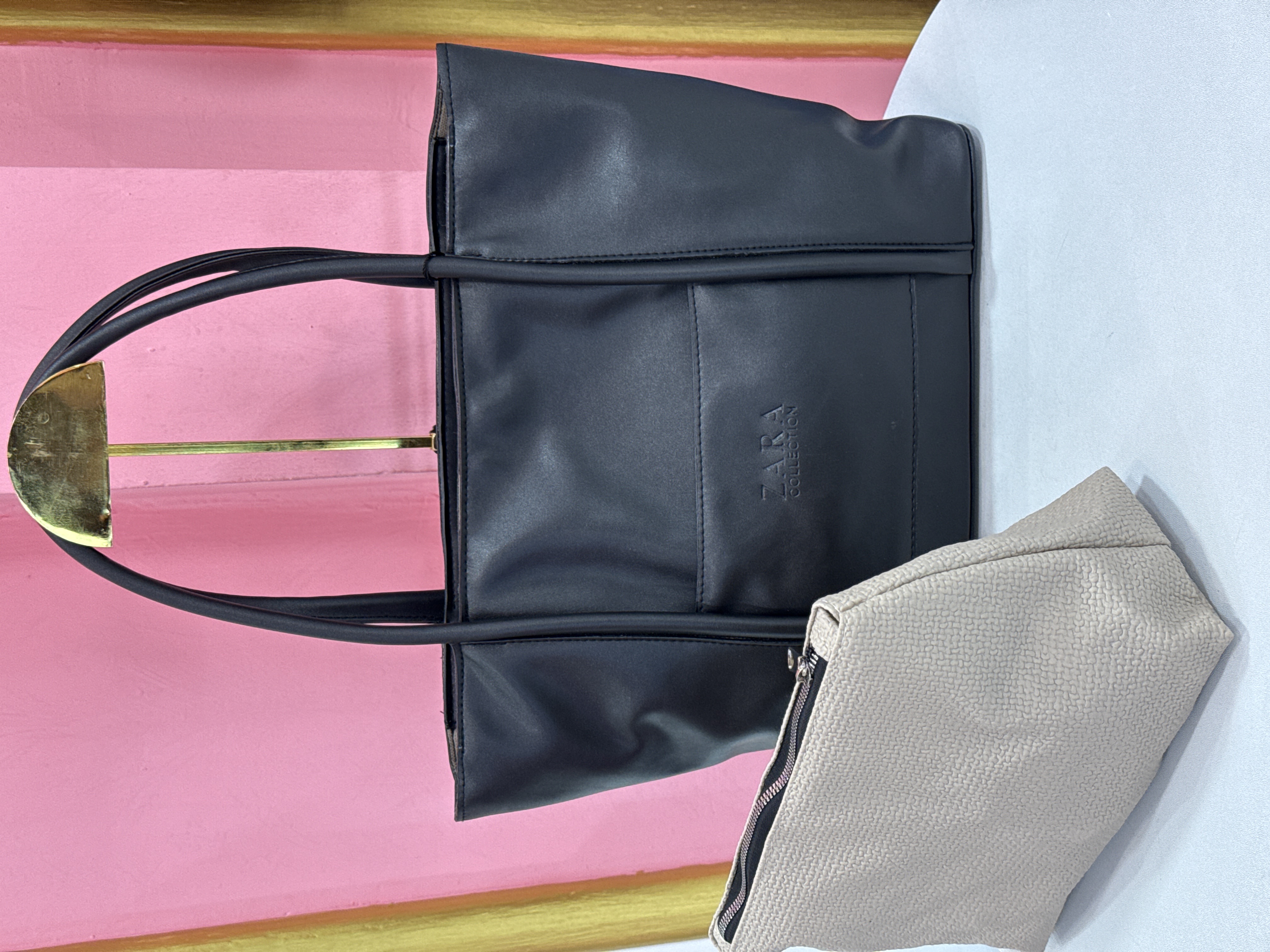 کیف دوشی و دستی زنانه چرم زارا (ZARA) - کد ۴۶۷