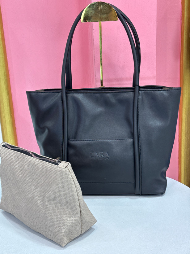 کیف دوشی و دستی زنانه چرم زارا (ZARA) - کد ۴۶۷