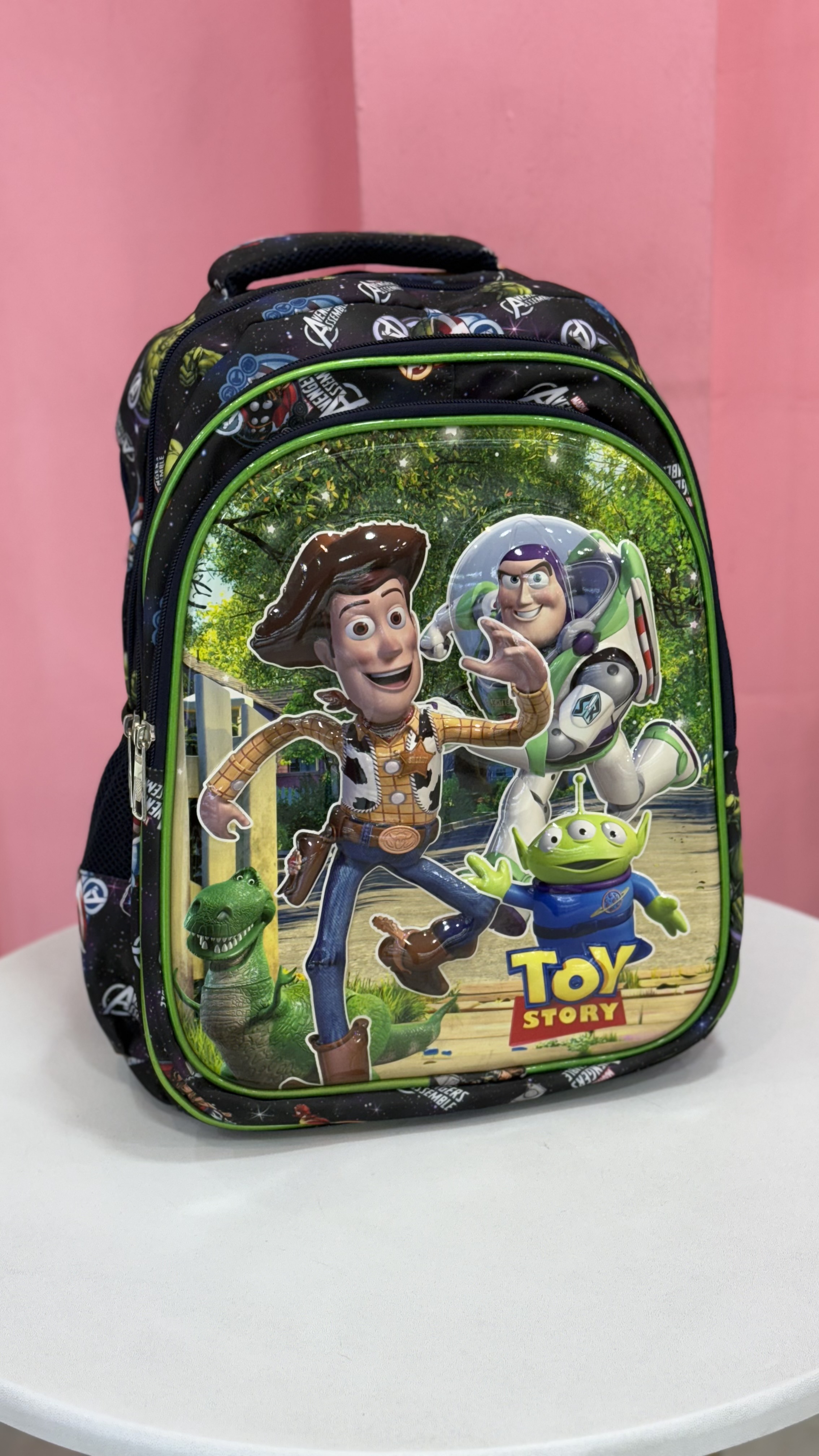 کوله‌پشتی مدرسه پسرانه طرح داستان اسباب‌بازی‌ها (Toy Story) - کد ۶۴۷