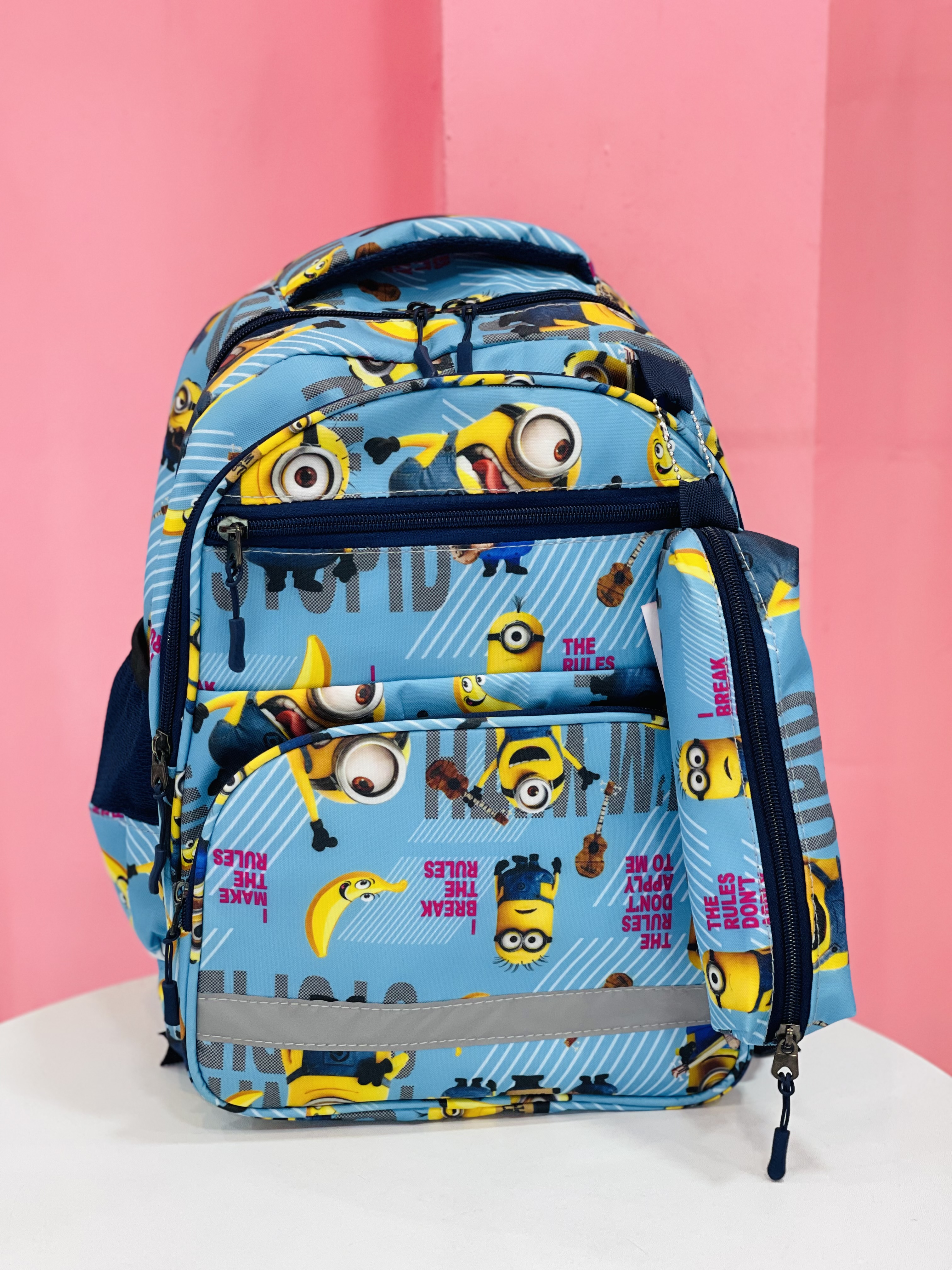 ست ۳ تکه مدرسه طرح مینیون‌ها Minions (کوله‌پشتی + کیف غذا + جامدادی) - کد ۶۴۲