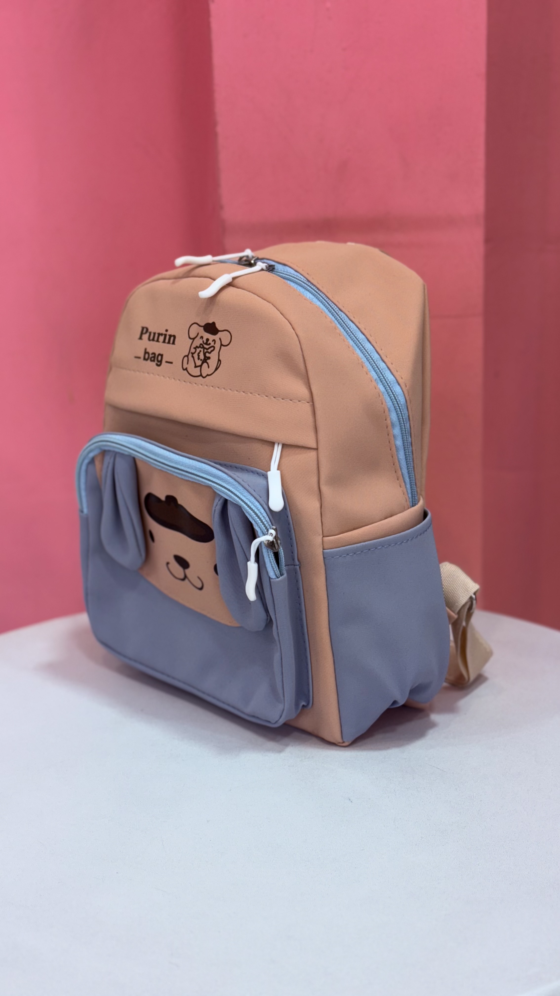 کولهپشتی فانتزی دخترانه طرح پومپوم پورین (Purin Bag) - کد ۶۱۶