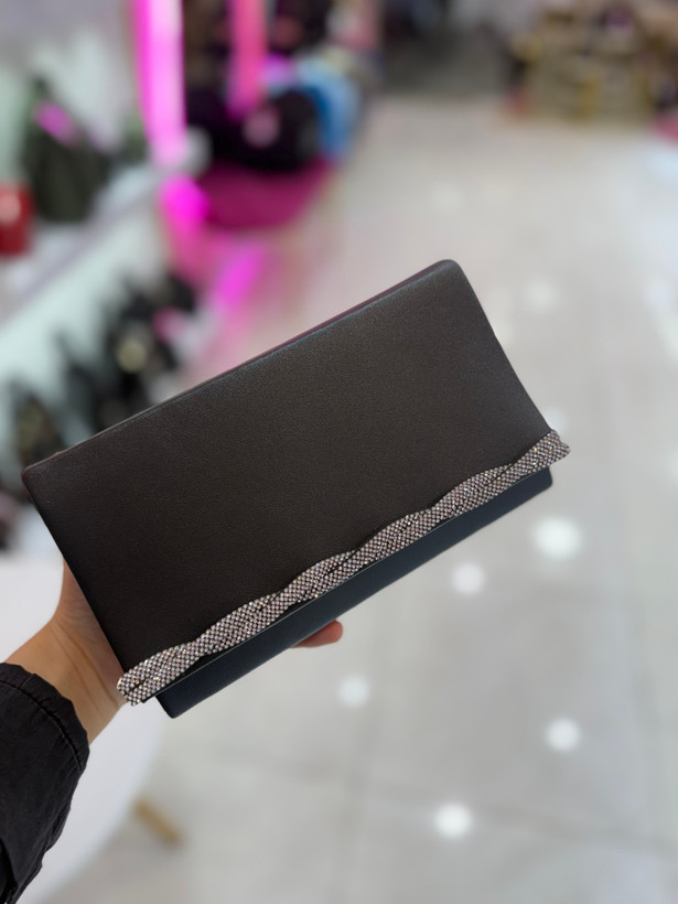 کیف دستی مجلسی مشکی (کد ۳۴۱)
